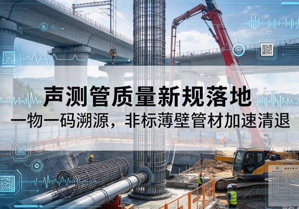 图木舒克声测管质量新规落地，一物一码溯源，非标薄壁管材加速清退